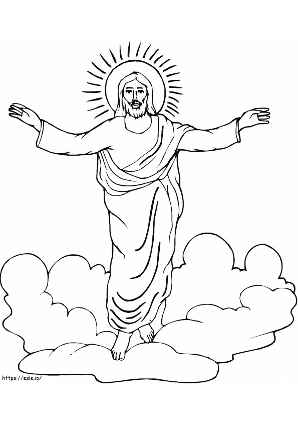 The Resurrection Of Jesus coloring page