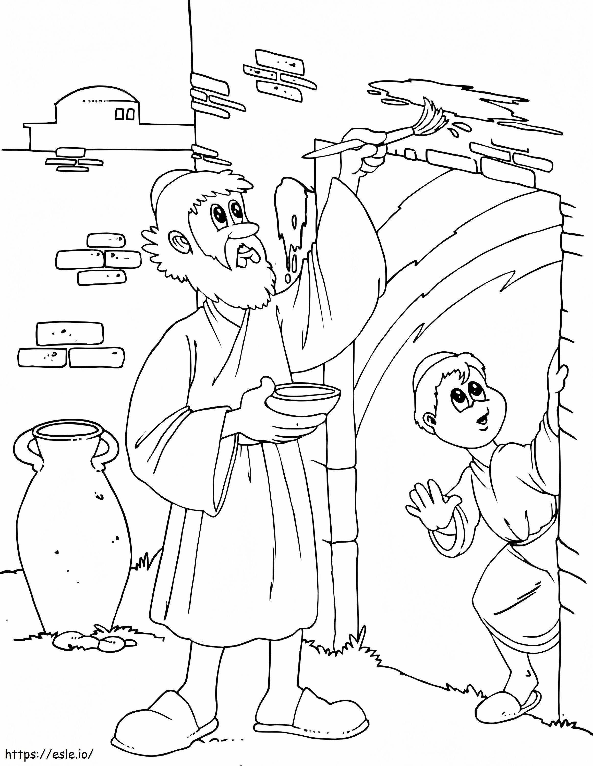 Passover Coloring Page 2 coloring page