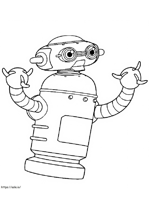 Robot Boy Félelmetes kifestő