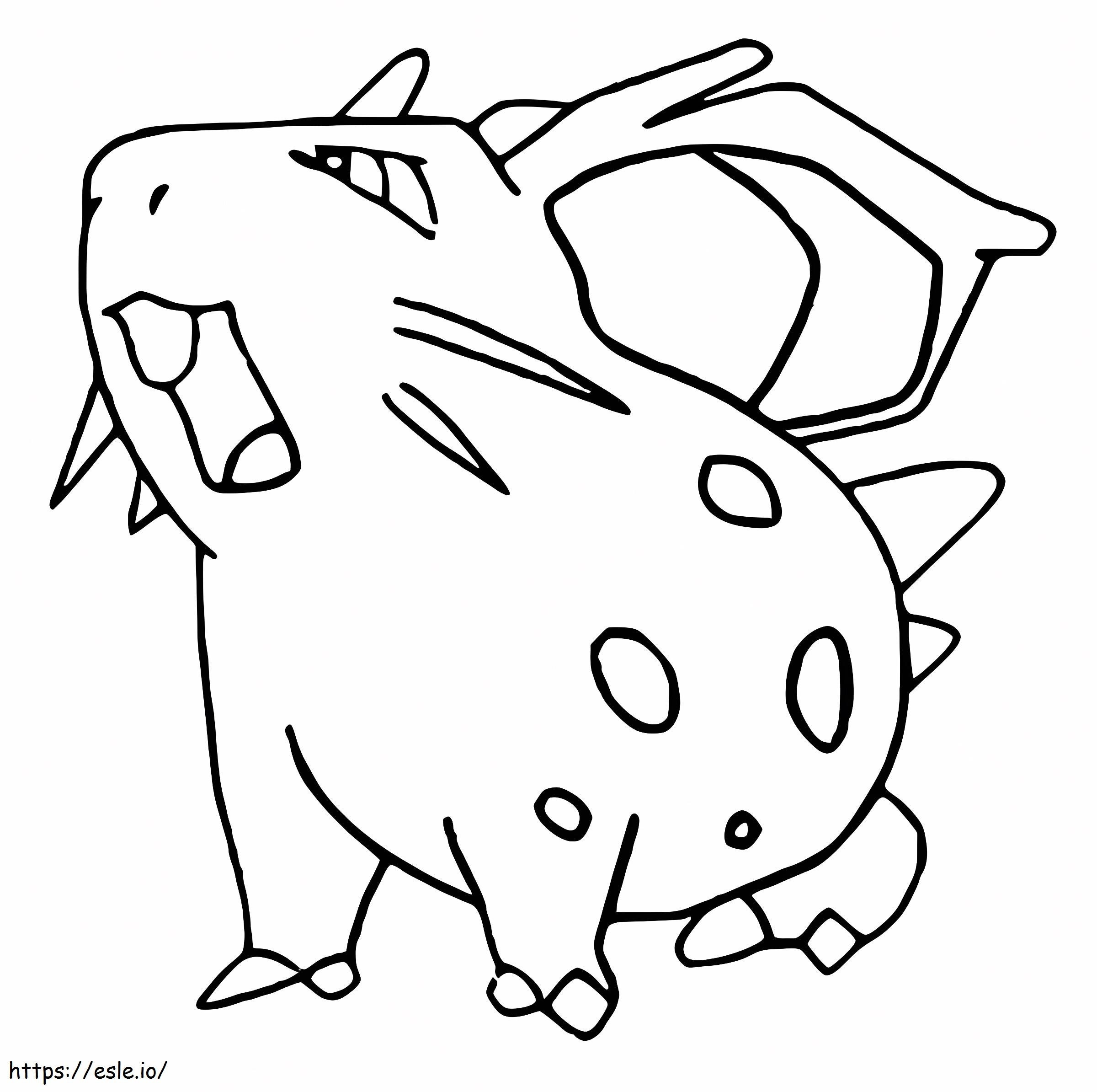 Nidoranf Gen 1 Pokemon kifestő
