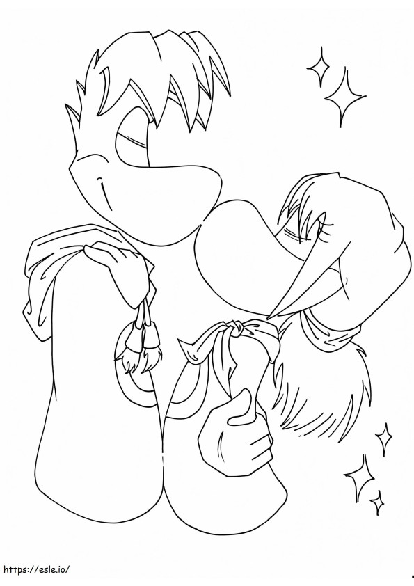 Rayman 6 coloring page