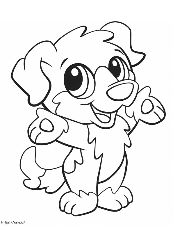 1559984667 Dog A4 coloring page