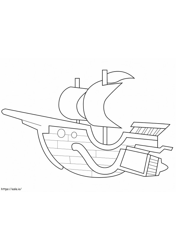 Piratenschiff FNAF ausmalbilder