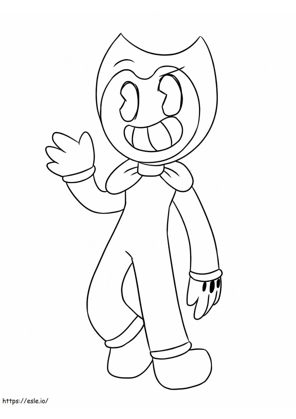 Nice Bendy coloring page