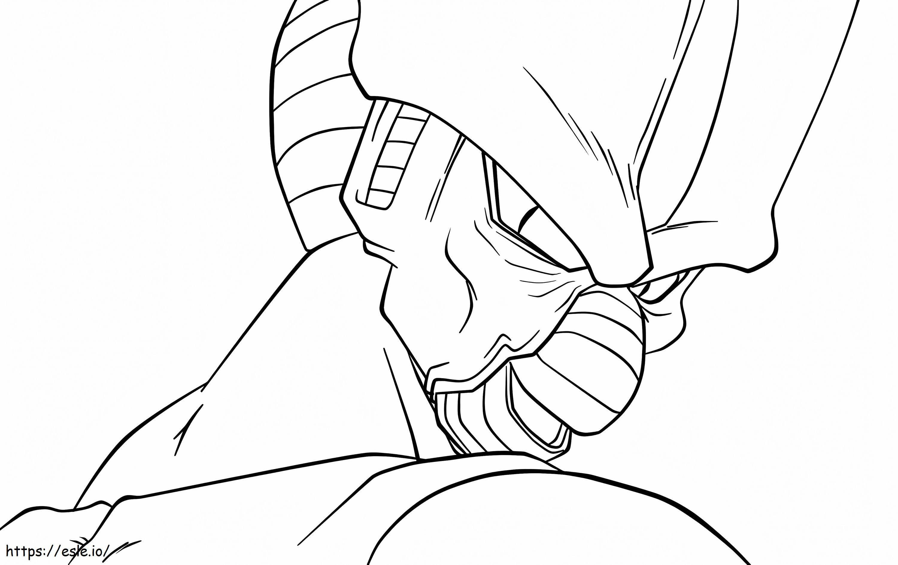 Imperfect Cell De Dragon Ball Z 1024X645 coloring page