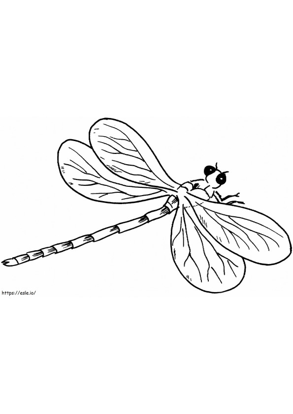 Dragonfly Printable coloring page