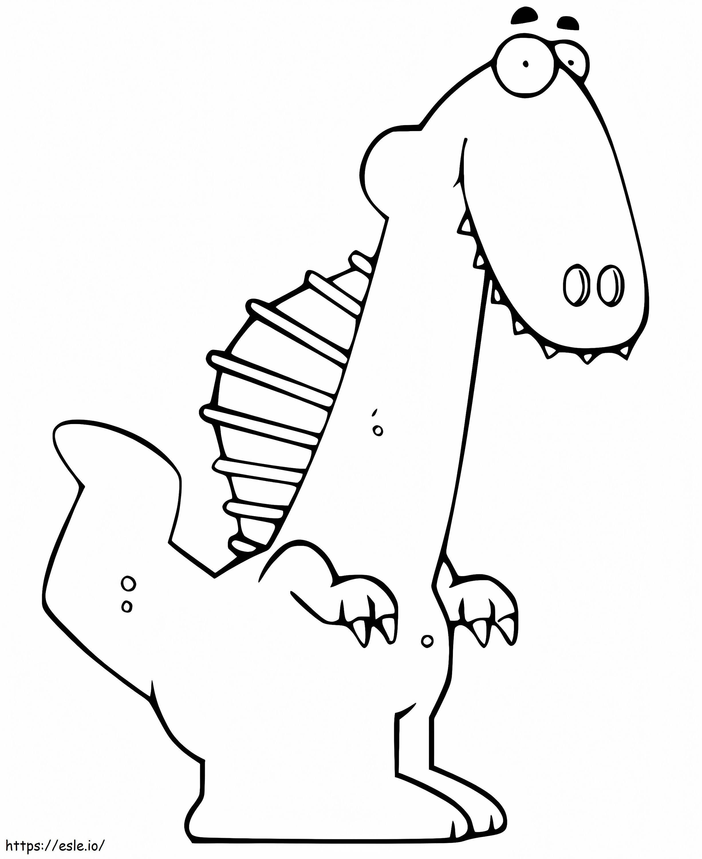 Spinosaurus Tersenyum Gambar Mewarnai