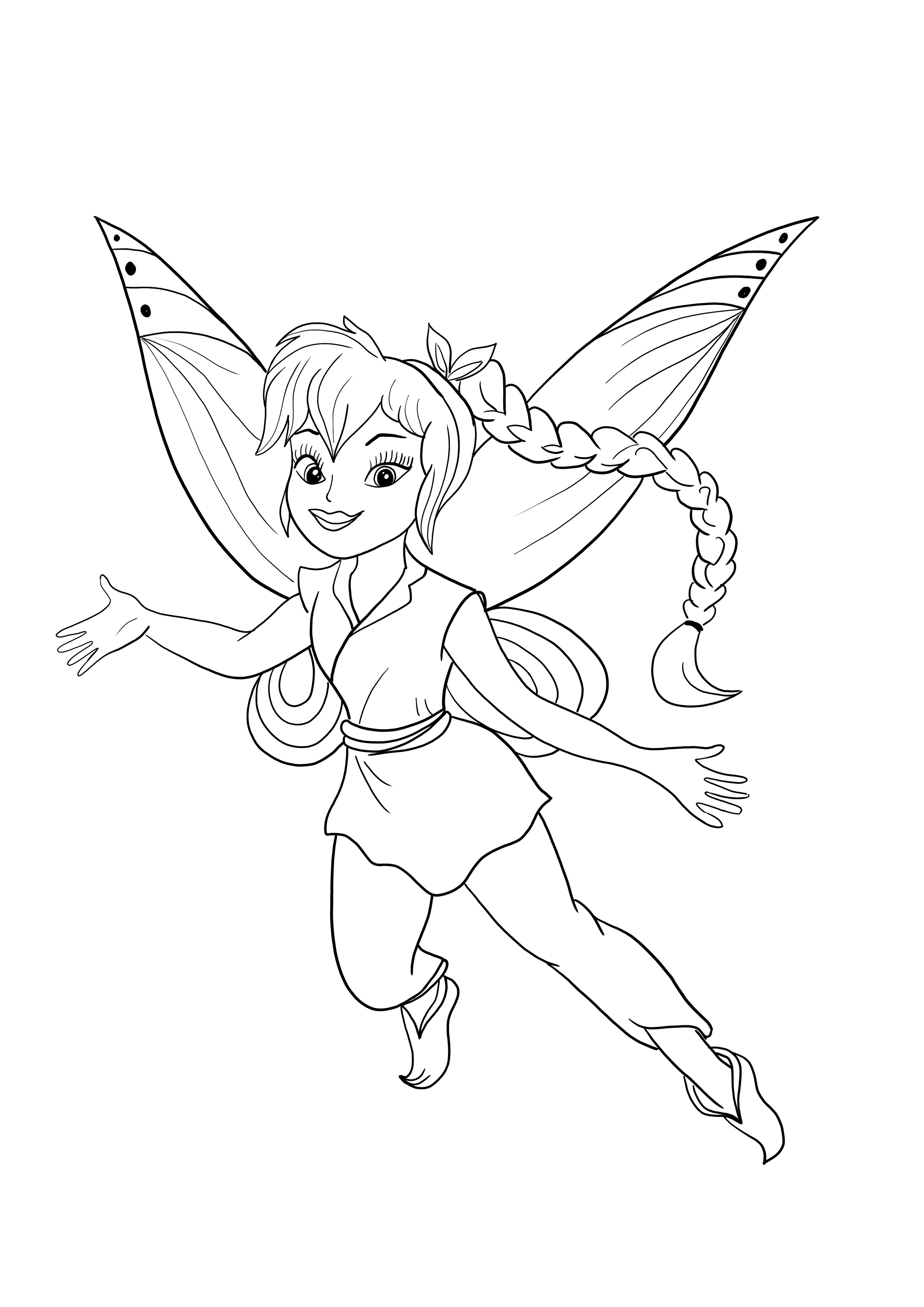 Fawn Disney fairy untuk mencetak secara gratis