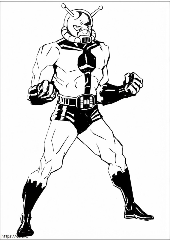Ant Man 7 coloring page