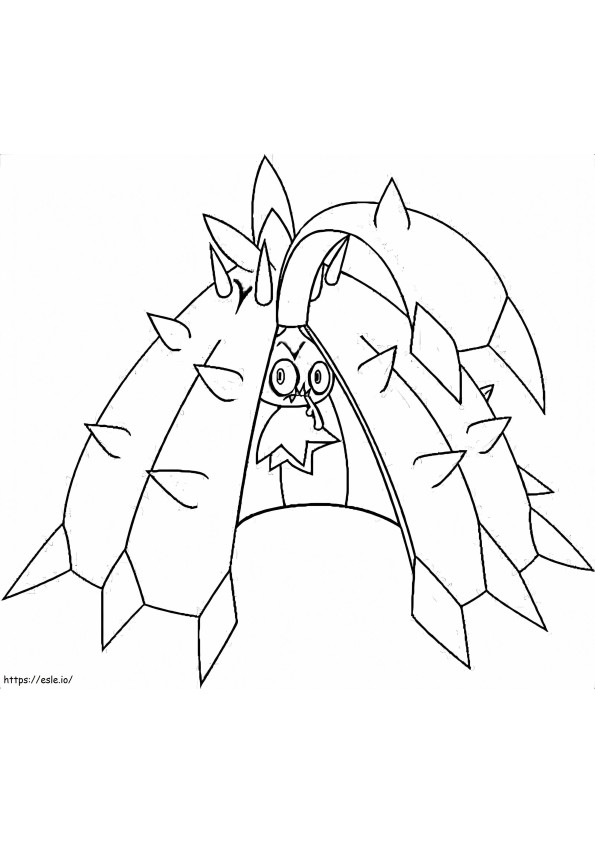 Printable Toxapex coloring page