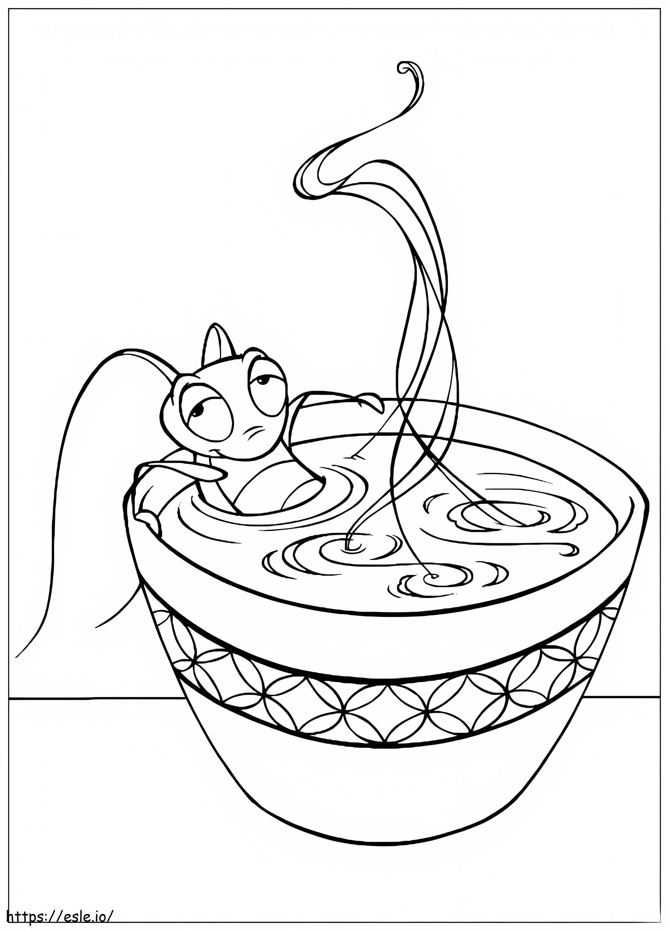 Funny Cricket coloring page