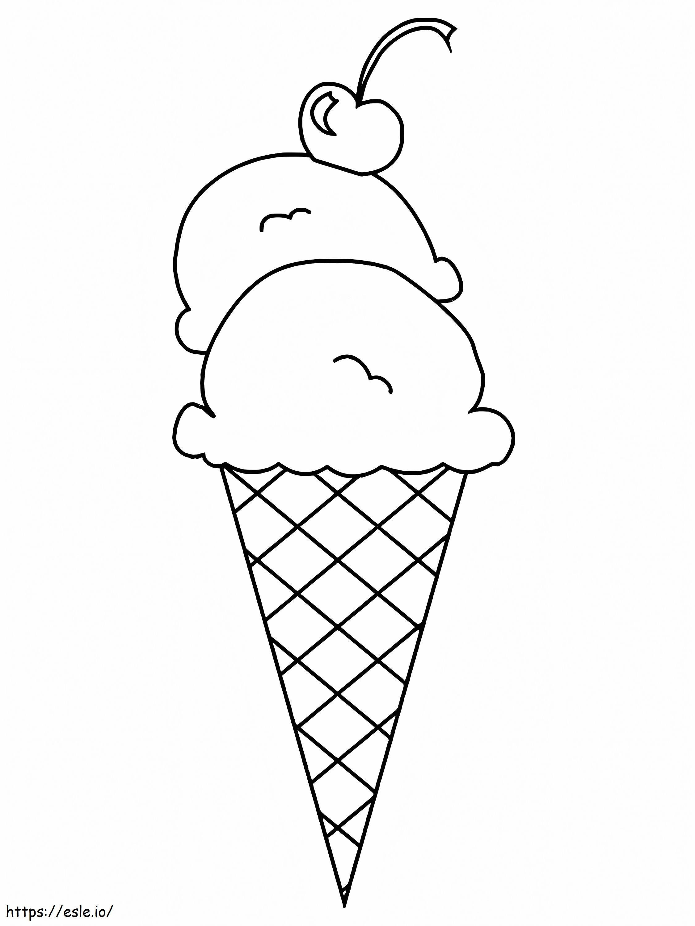 helado 1 para colorear
