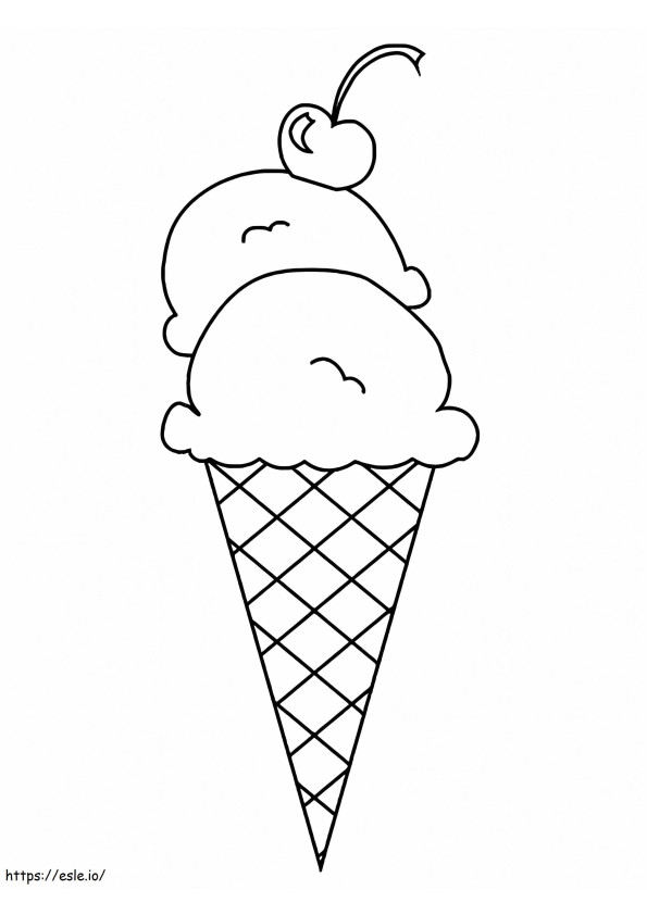 Ice Cream 1 coloring page