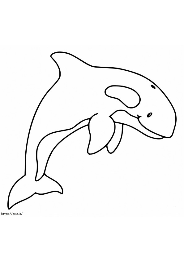 Orca Whale coloring page
