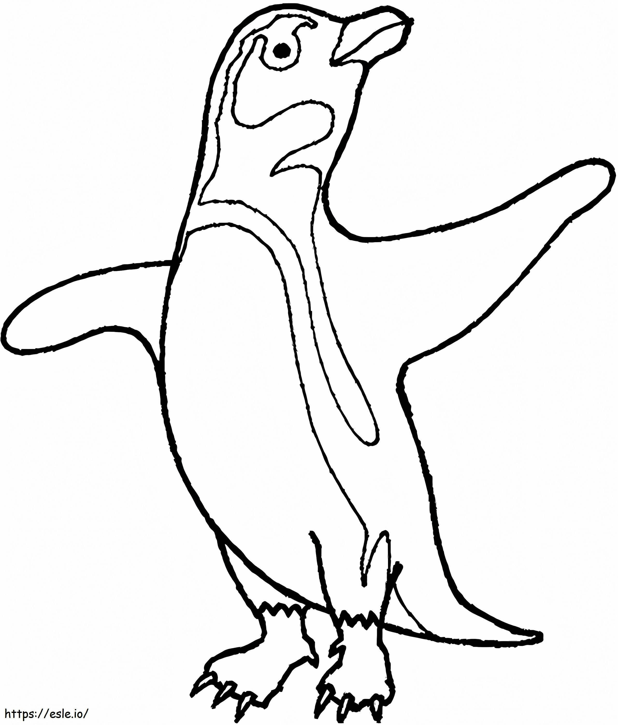 Pinguin Sempurna Gambar Mewarnai