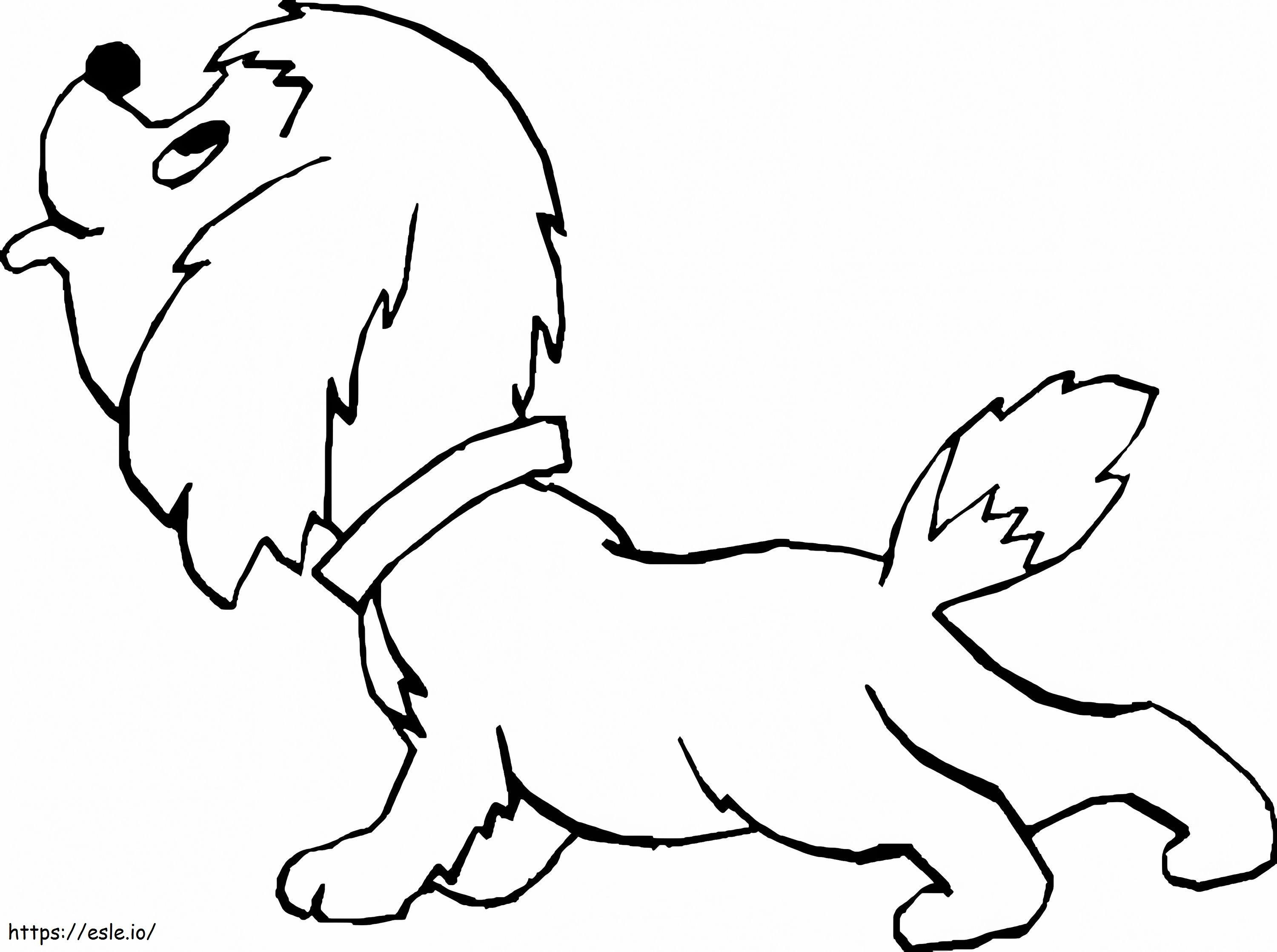 Little Puppy coloring page
