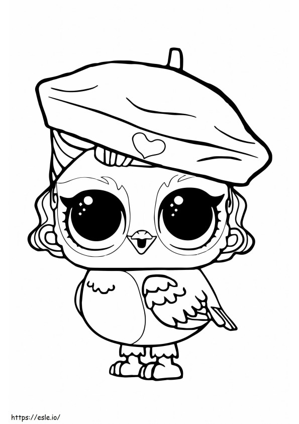 LOL Pet Owl Angel coloring page