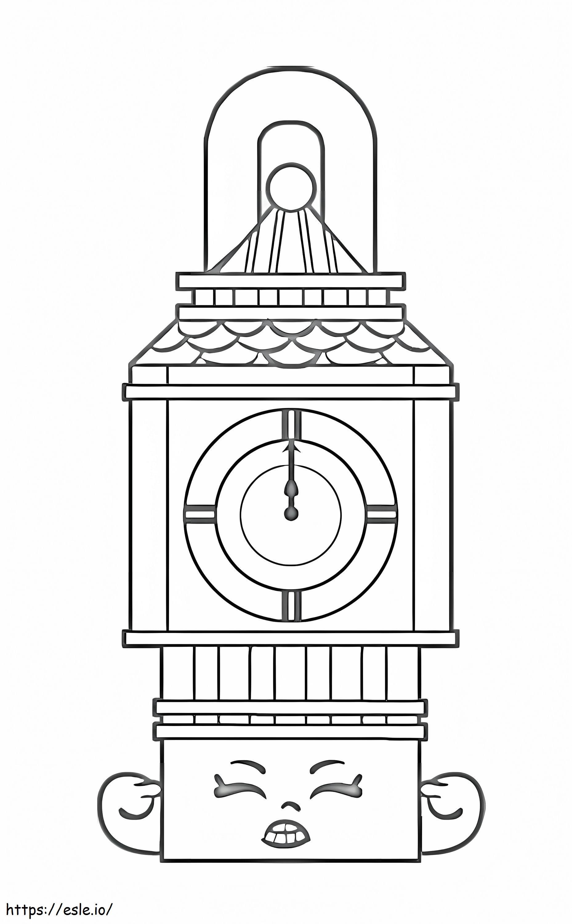 British Ben Shopkin Coloring Page - Free Printable PDF