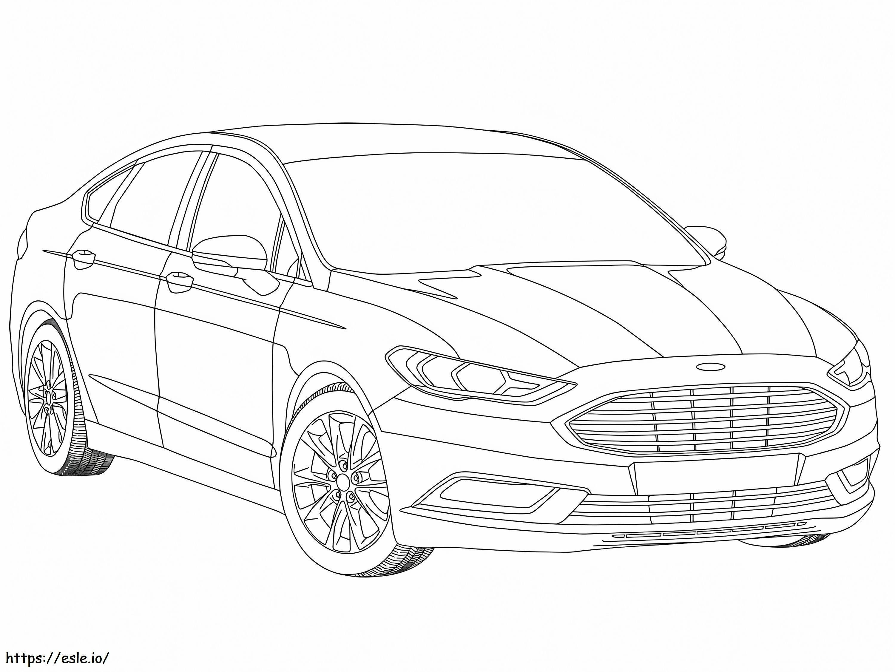 Ford Mondeo Mk V coloring page