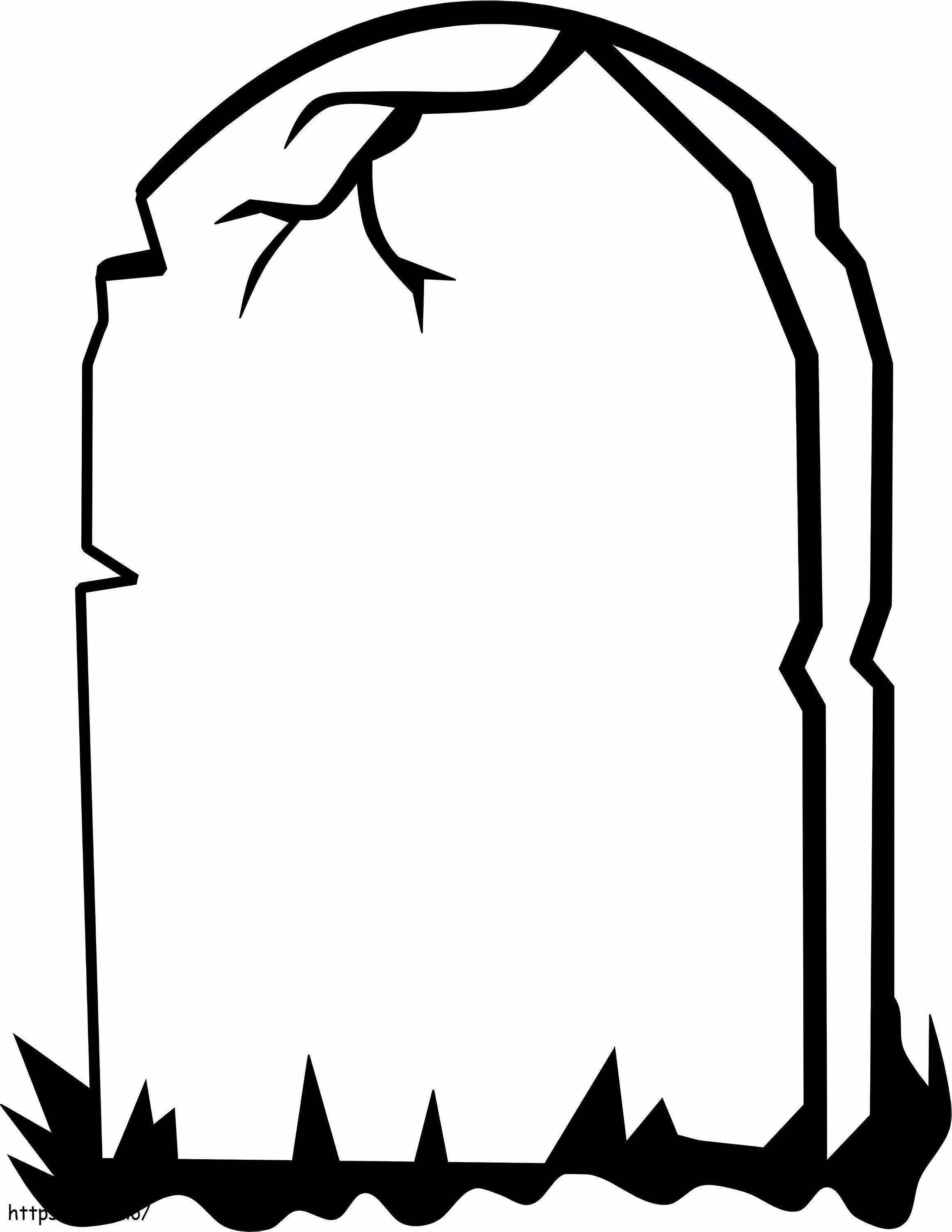Tombstone 4 coloring page