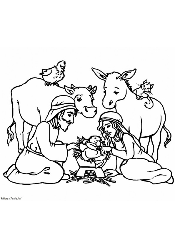 1544404081 Baby Jesus For Kids coloring page