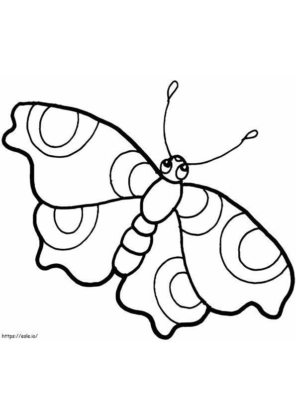Butterfly For Free coloring page