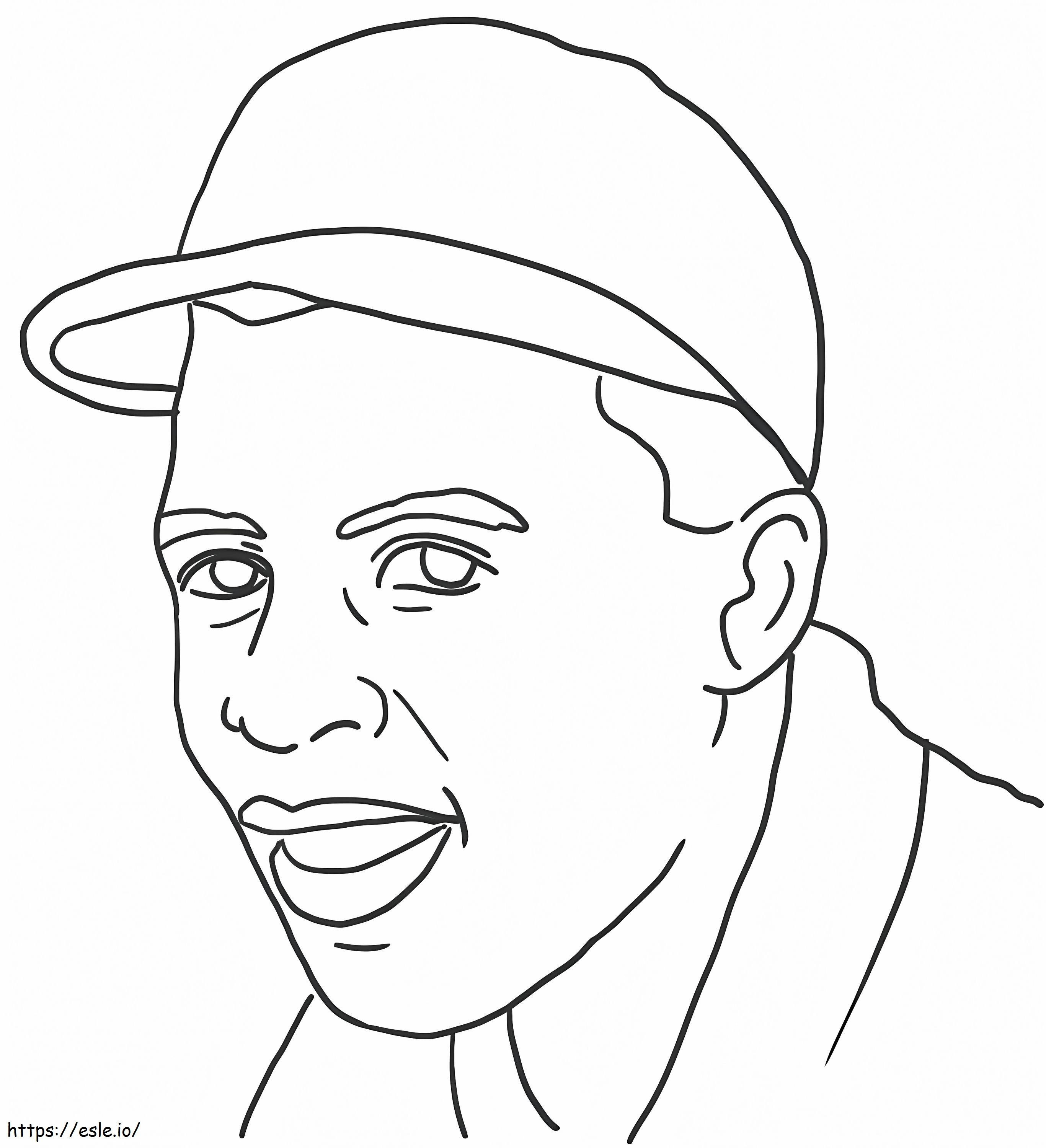 Jackie Robinson 5 coloring page