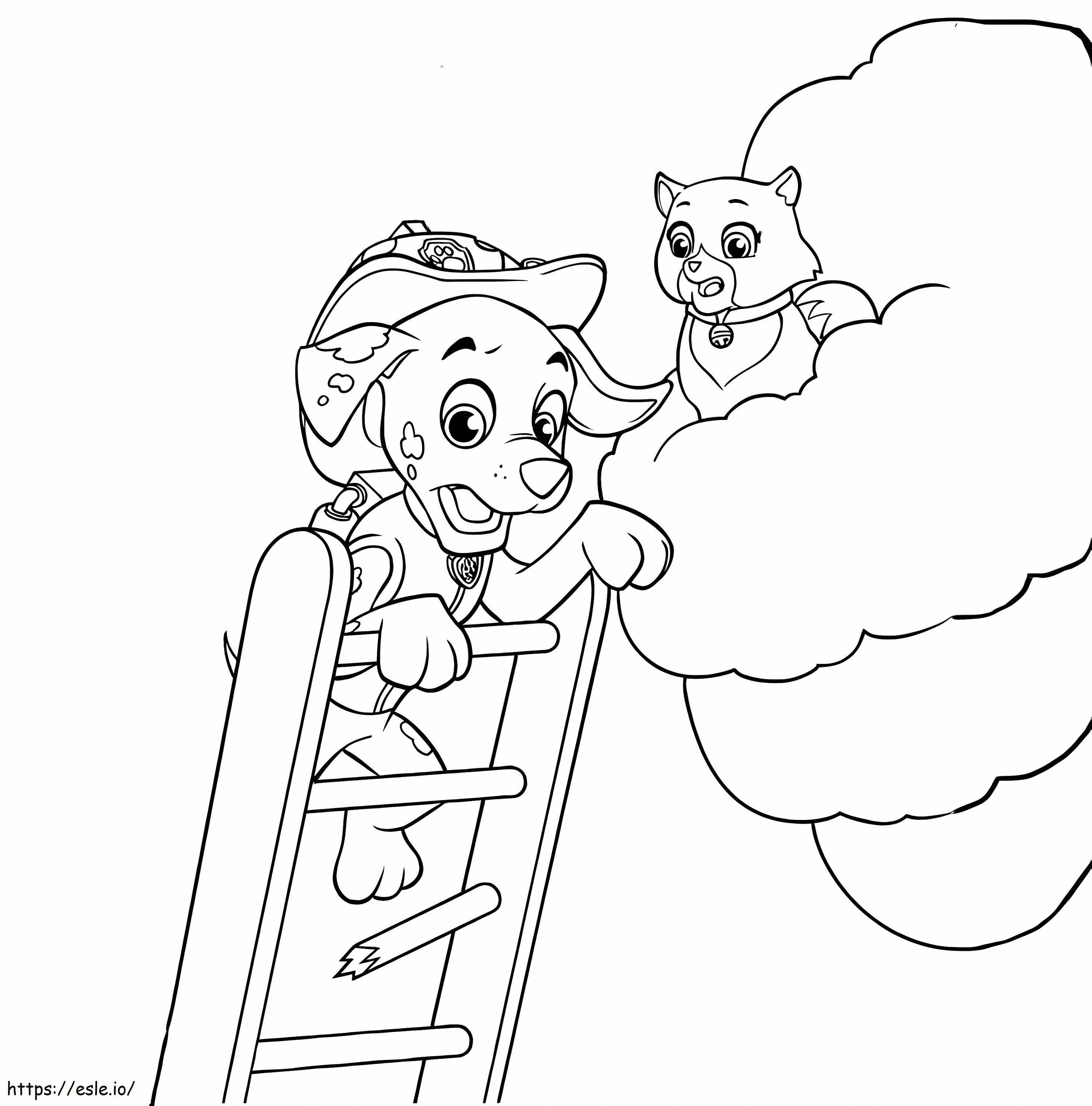 Marshall Stairs coloring page