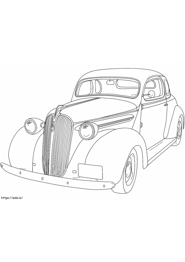 Chevy Coupe 2 z lat 30. XX w kolorowanka