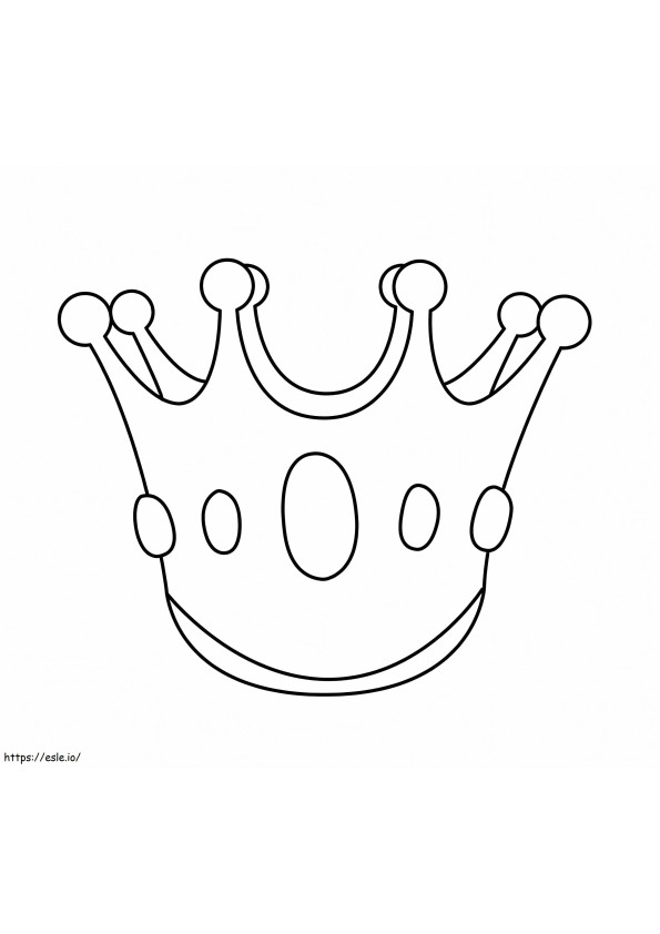 Normal Crown coloring page