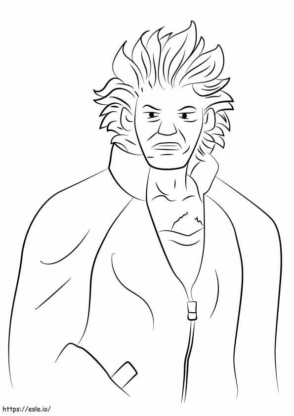 Will Powers From Ace Attorney coloring page