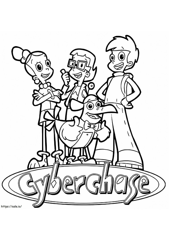 Cyberchase 3 coloring page