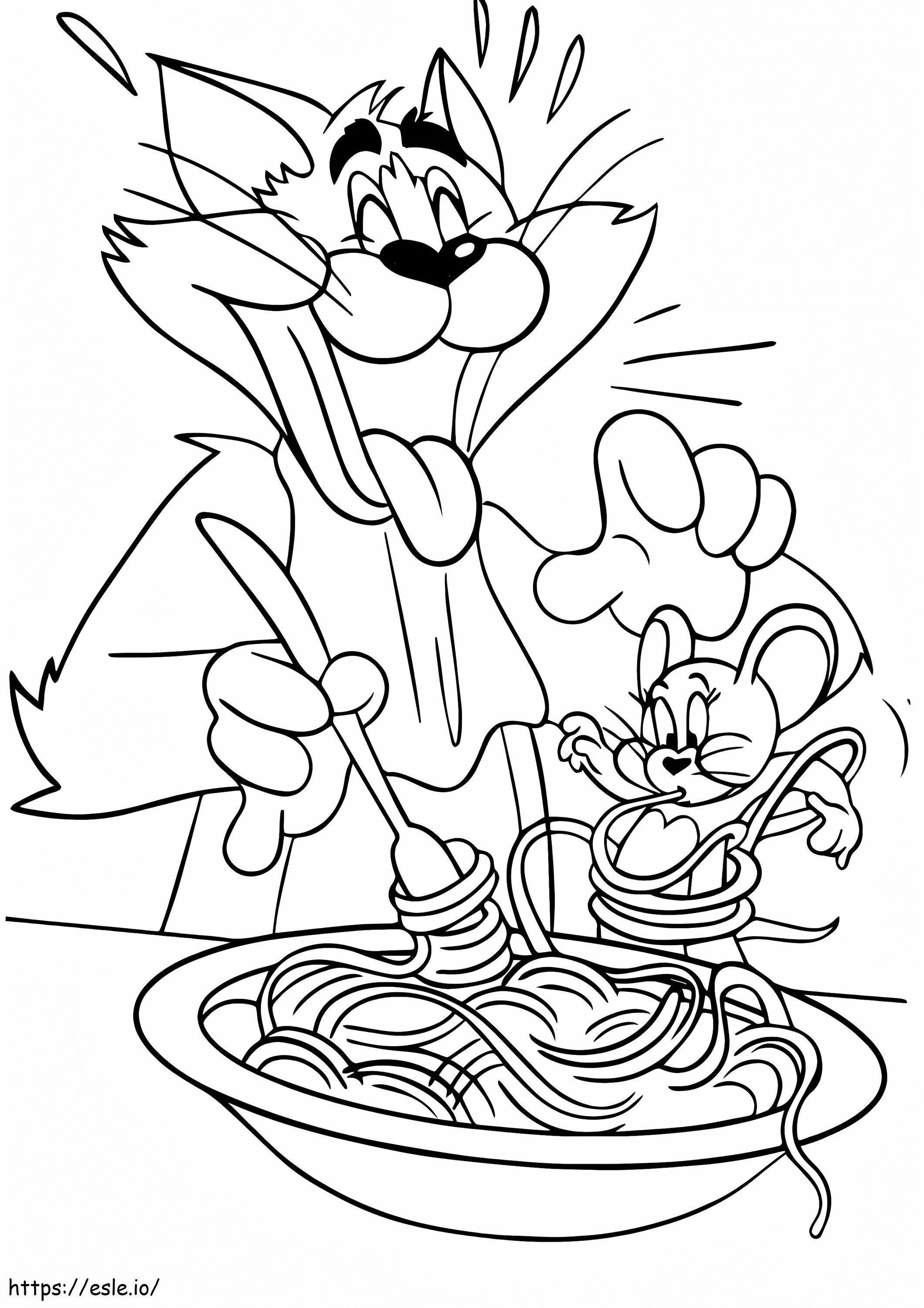 Tom and Jerry Coloring Page - 1526552370