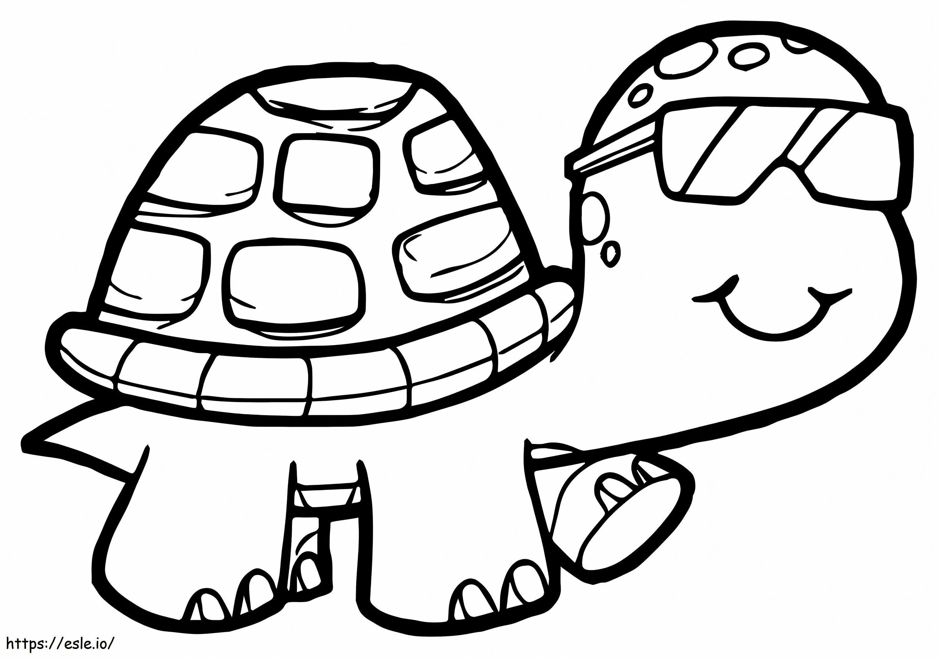 Turtle Boy coloring page