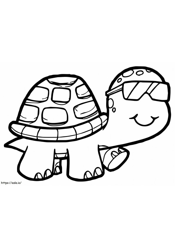 Kaplumbağa Çocuk boyama