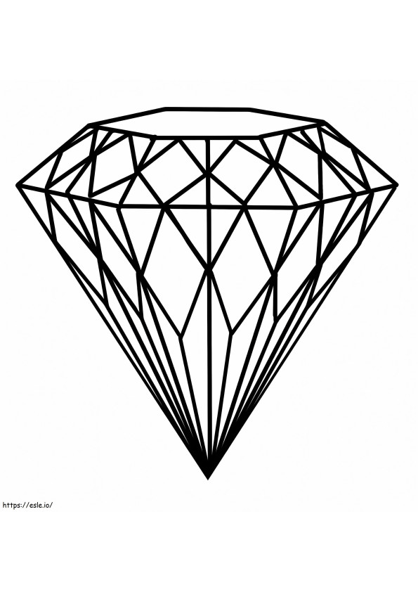 Grande diamante da colorare