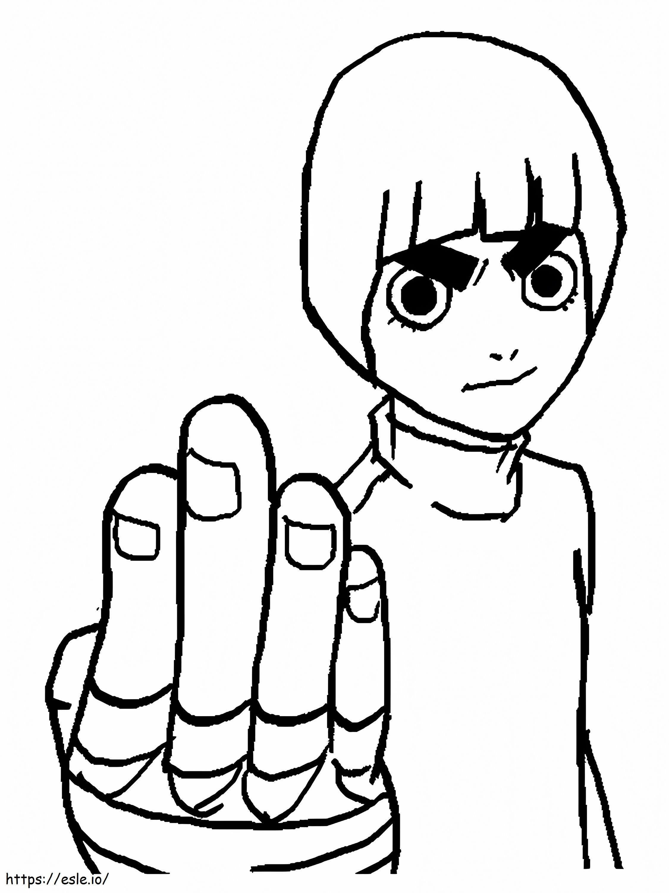 Rock Lee 768X1024 coloring page