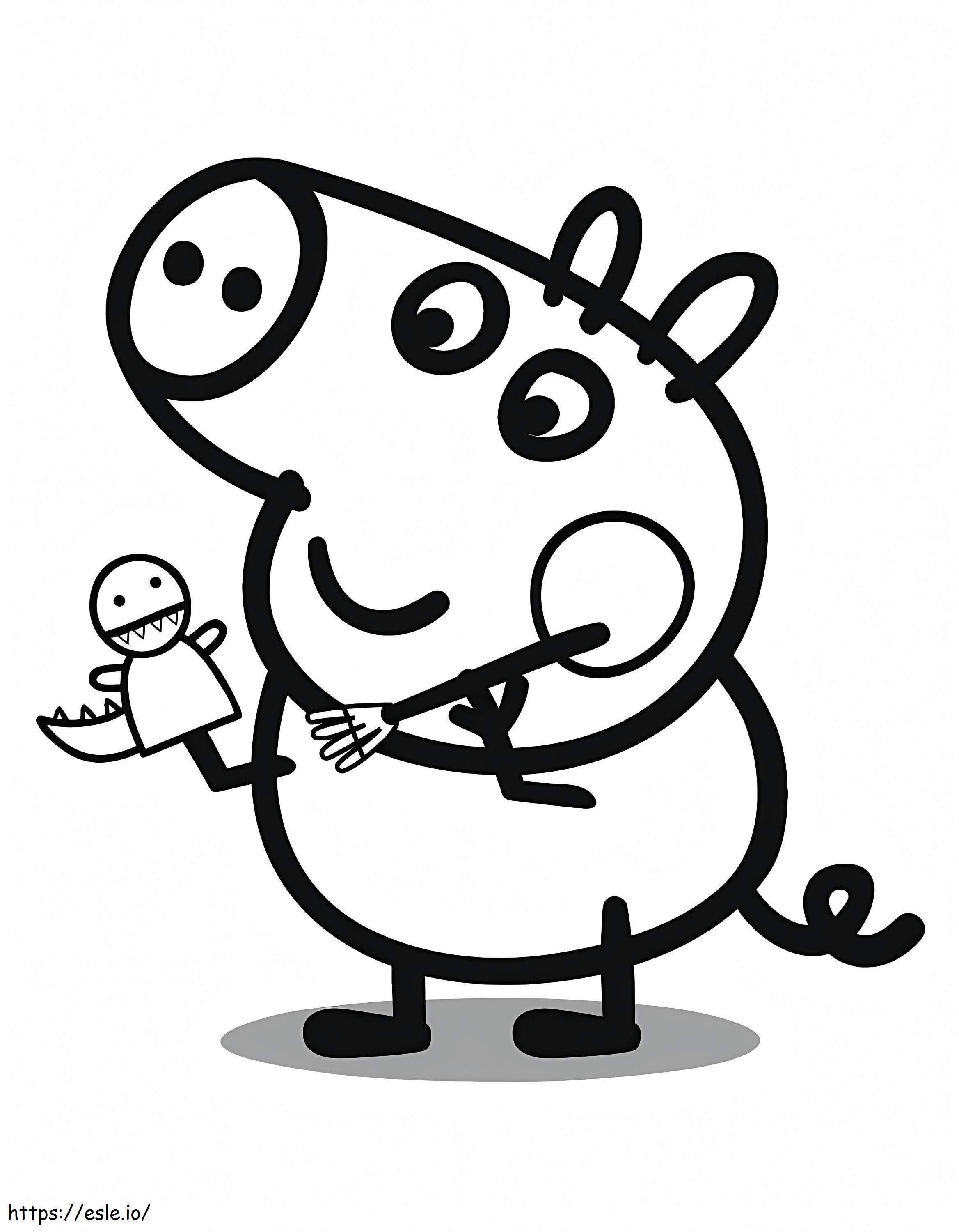 Georges Pig 2 coloring page