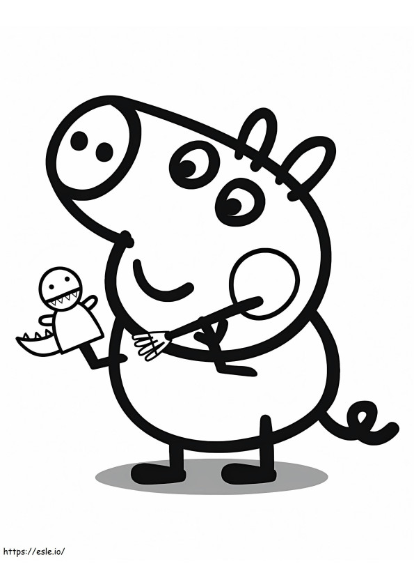 Georges Pig 2 coloring page