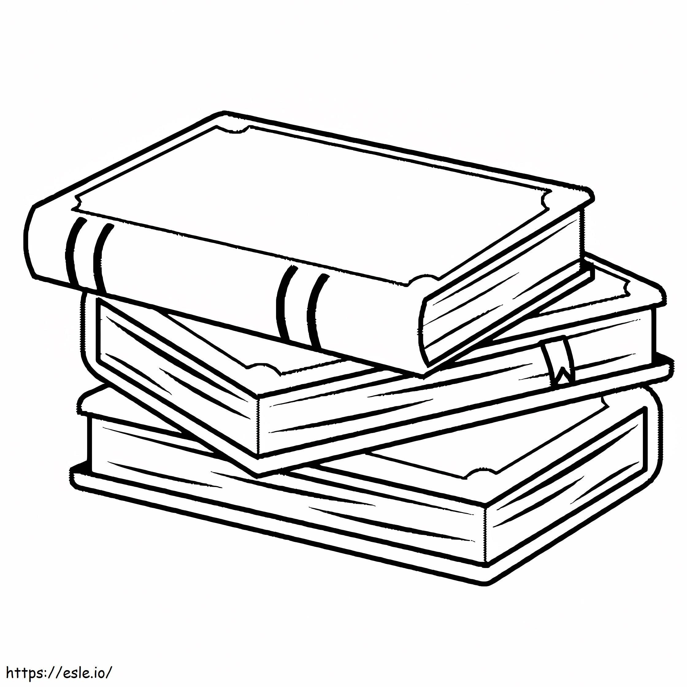 Book Three coloring page