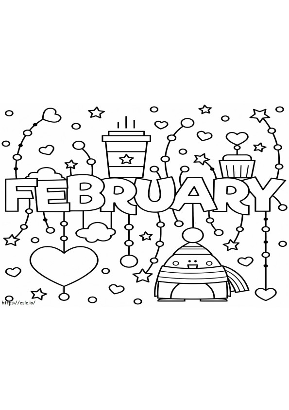 February 8Th coloring page
