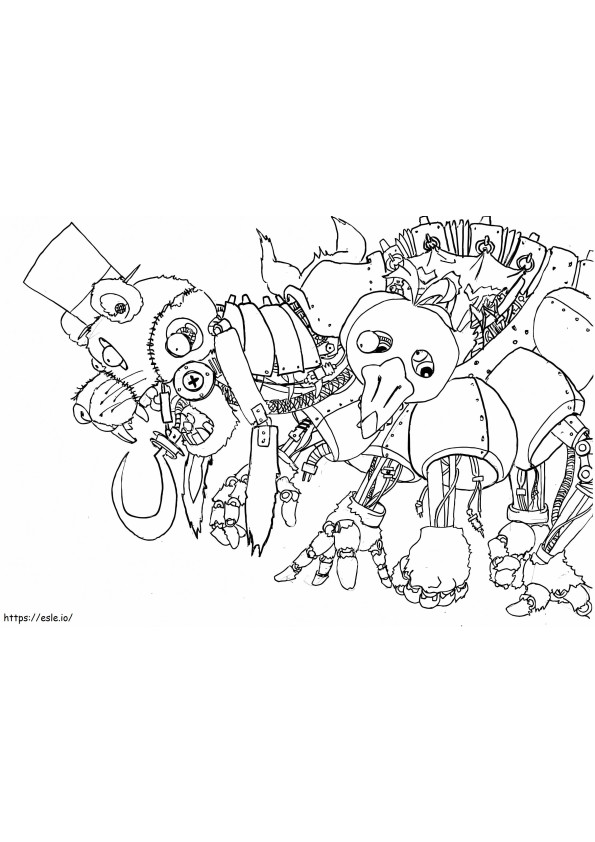 Five Nights At Freddy'S coloring page