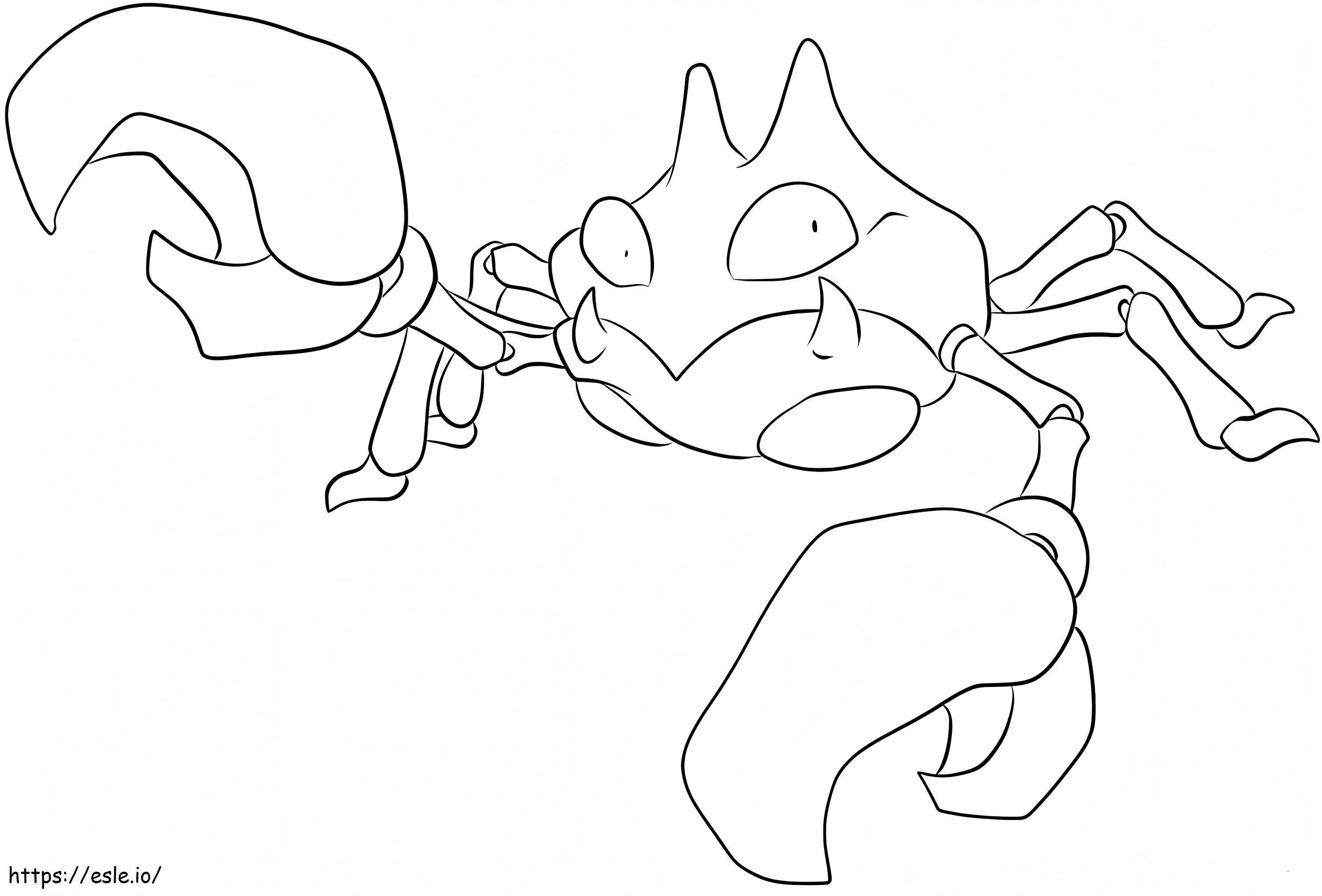 Kingler 5 Coloring Game coloring page