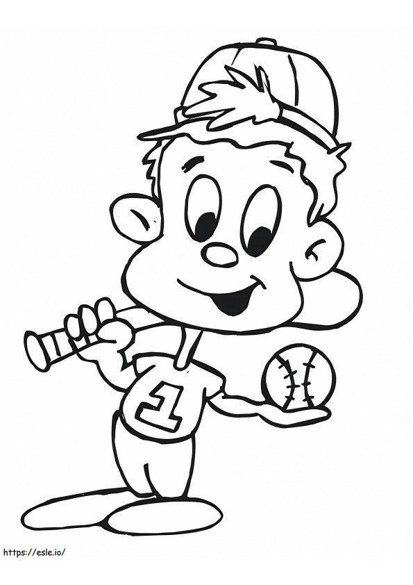 Cute Baseball Player