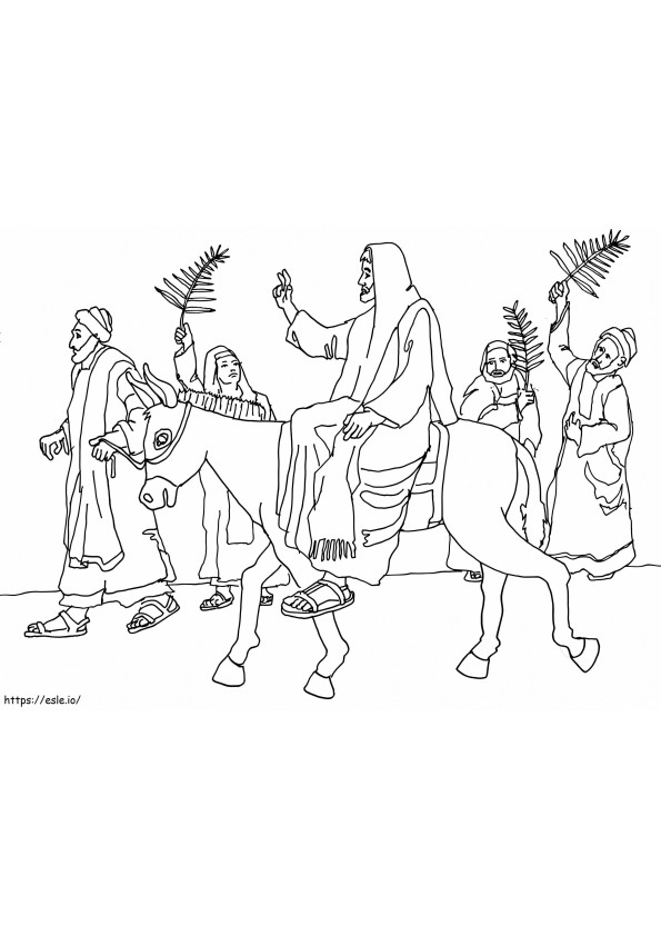 Palm Sunday 11 coloring page