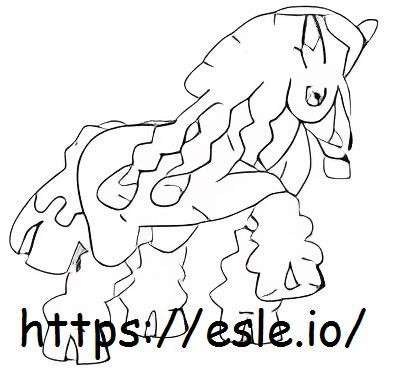 Mudsdale coloring page