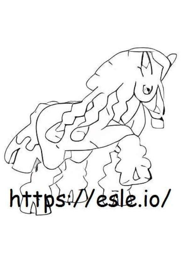 Mudsdale coloring page