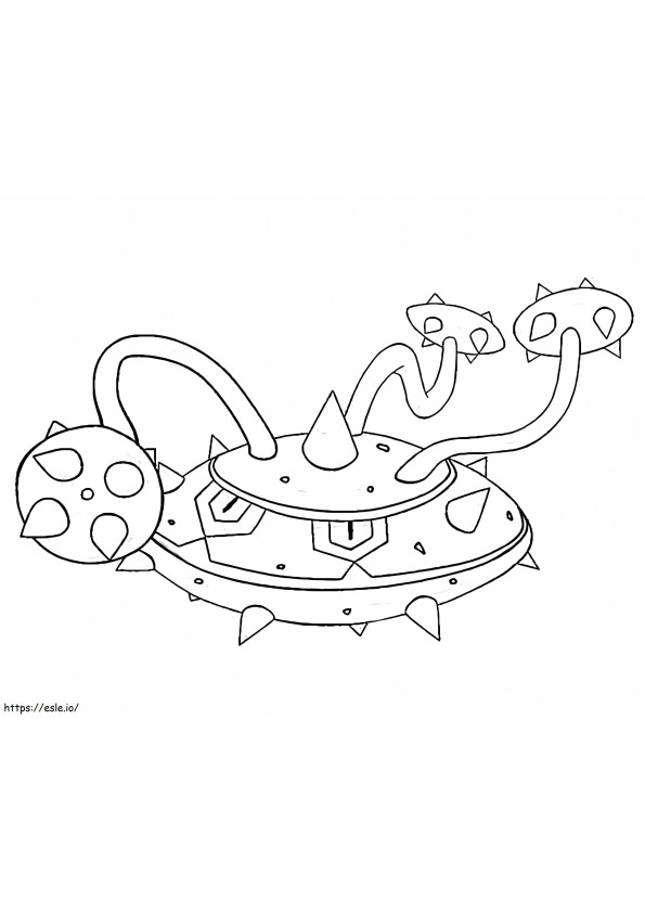 Coloriage Pokémon Ferrothorn 2 à imprimer dessin