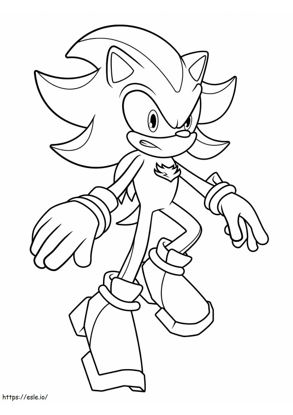 Shadow The Hedgehog 1 coloring page