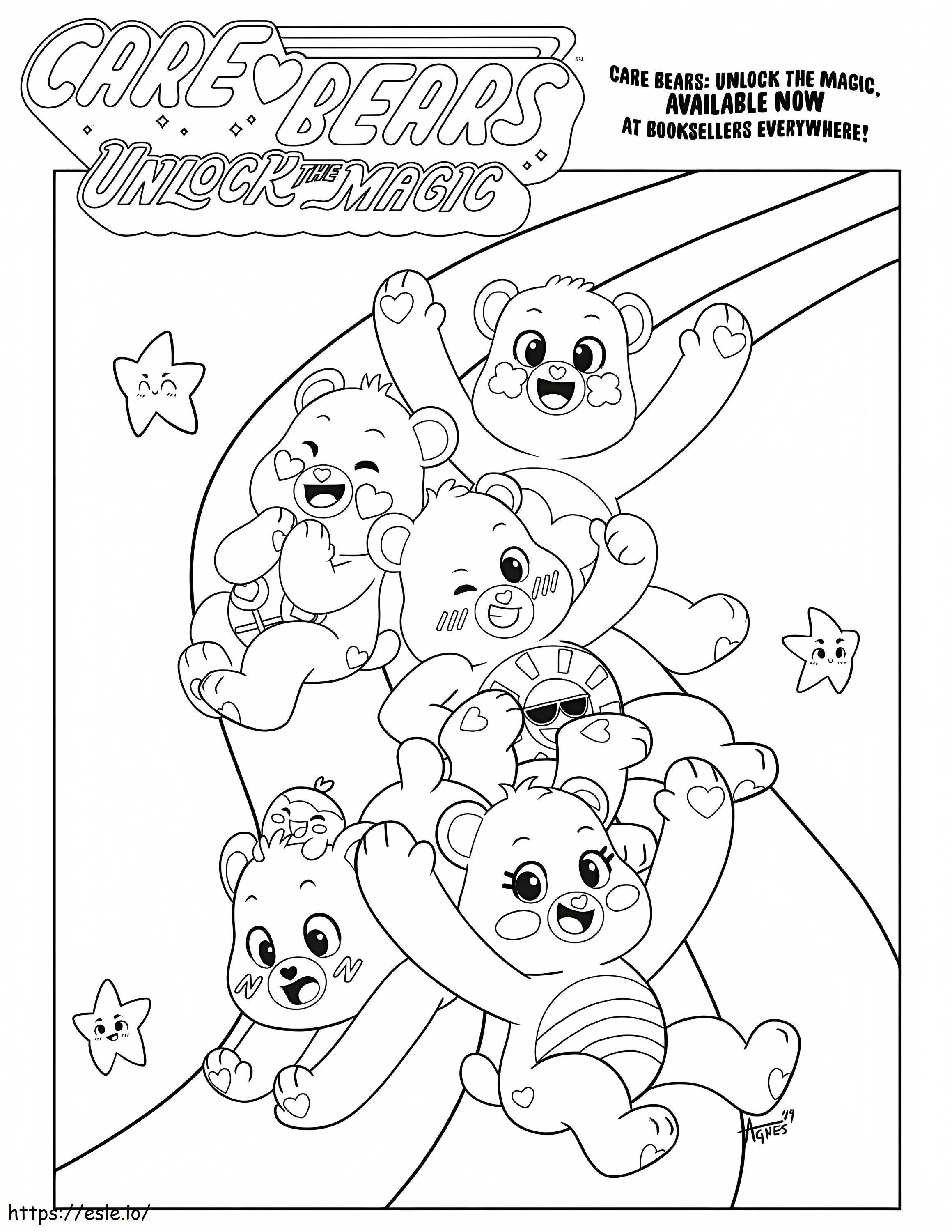 Cared Eyes coloring page